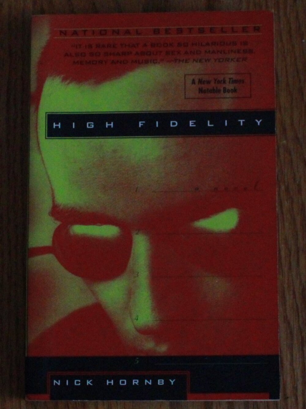 Vintage Riverhead Books 1995 "High Fidelity" Paperback Book